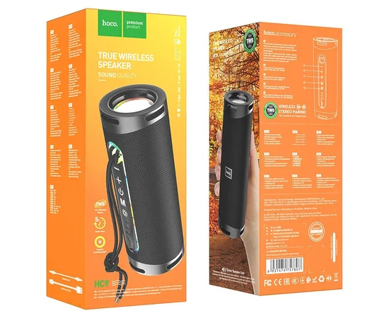 Bluetooth Колонка Hoco HC9 Dazzling pulse sports Черный