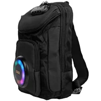 Слинг-рюкзак со встроенной колонкой Hoco HC42 Journey Bass Black