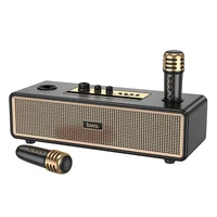 Bluetooth Колонка Hoco BS63 Graceful + два микрофона Black