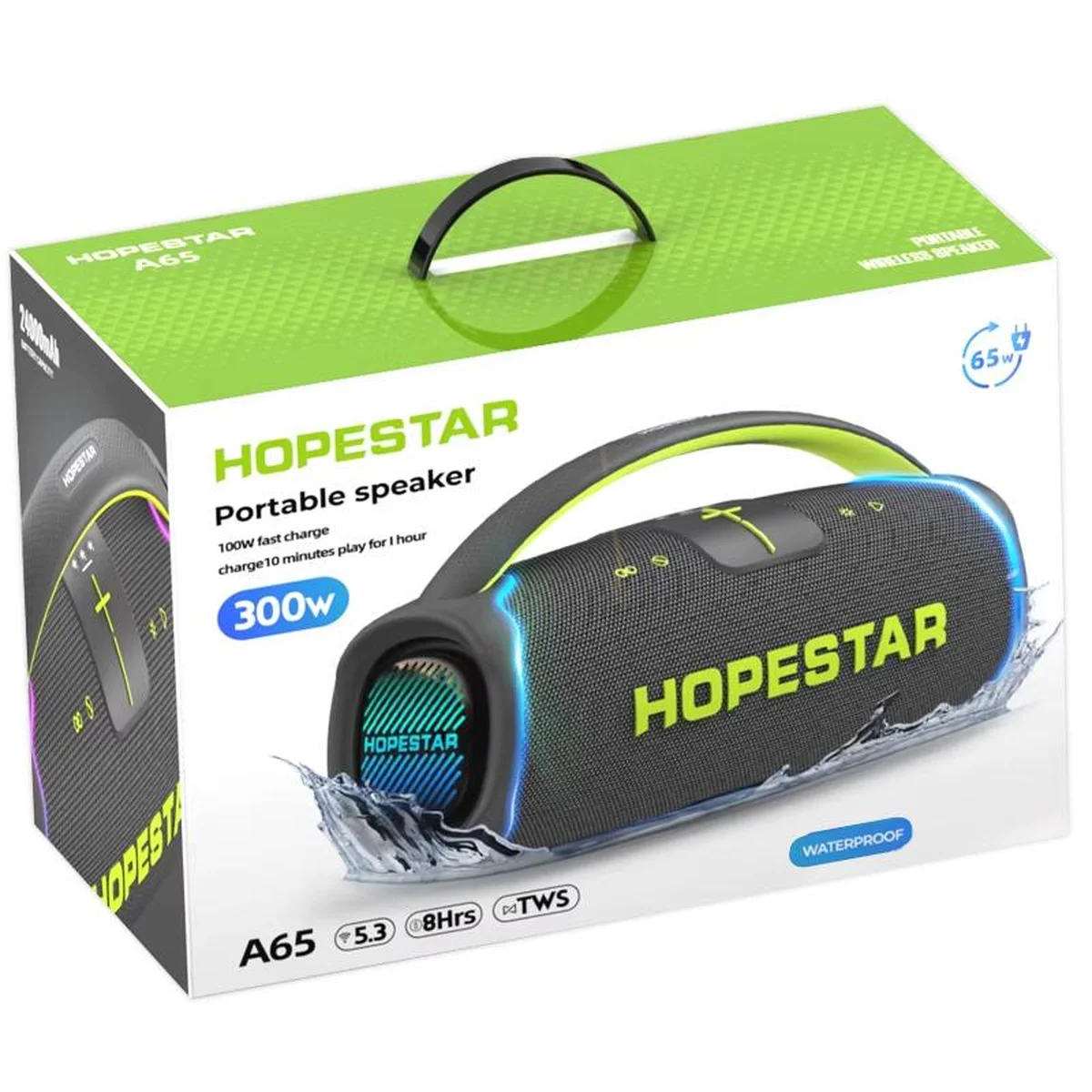 Bluetooth колонка Hopestar A65 300W Black