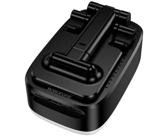 Bluetooth Колонка Borofone BR200 Marea + Power Bank 1500mAh + держатель Black
