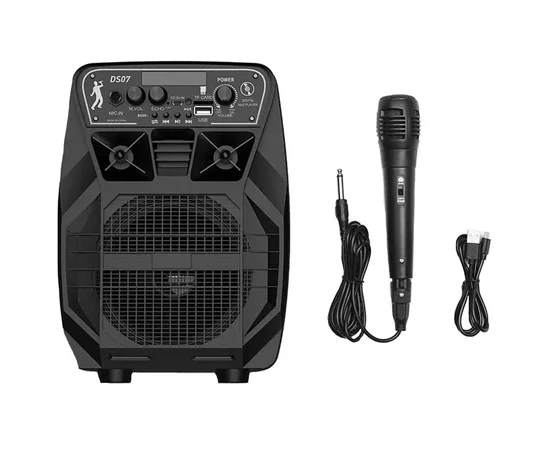 Bluetooth колонка Hoco DS07 с микрофоном Черный