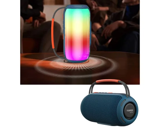 Bluetooth Колонка WIWU H6 Thunder Wireless Speaker Blue