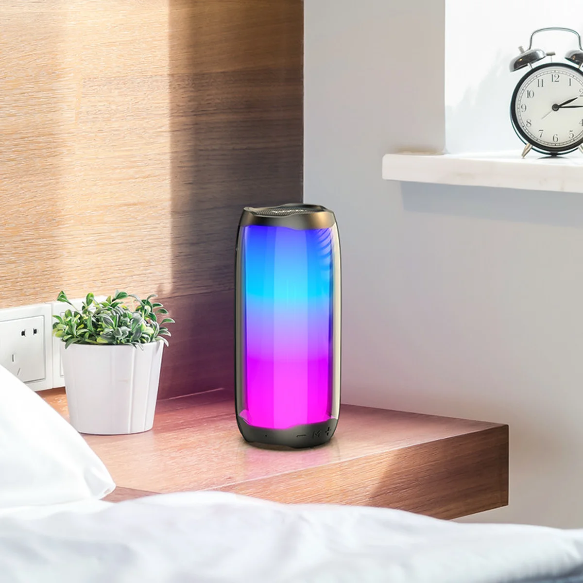 Bluetooth Колонка Hoco HC8 Pulsating colorful Чорний