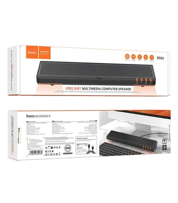 Bluetooth Колонка Hoco BS66 Smooth multimedia computer USB2.0 Black
