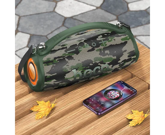 Bluetooth колонка Hoco HA4 Surge outdoor Camouflage Green