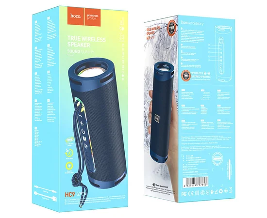 Bluetooth Колонка Hoco HC9 Dazzling pulse sports Синий