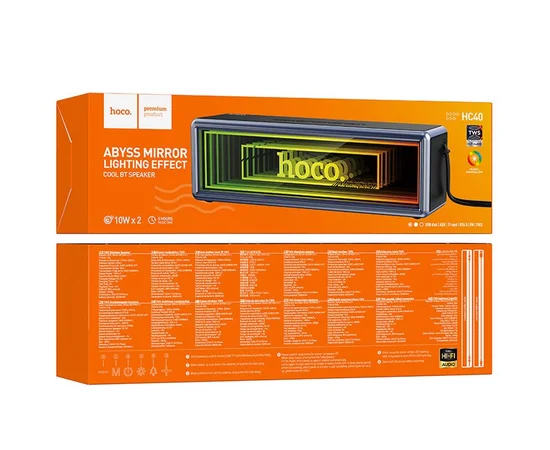Bluetooth Колонка Hoco HC40 Luz sports Black