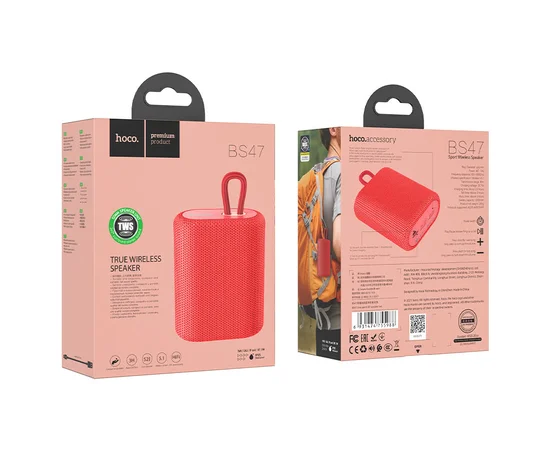 Bluetooth Колонка Hoco BS47 Красный