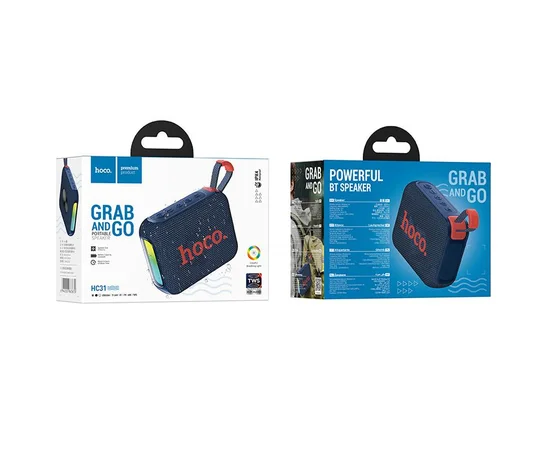 Bluetooth Колонка Hoco HC31 River sports Navy Blue