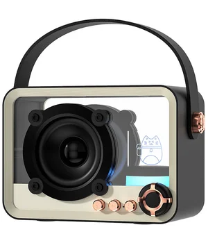 Bluetooth колонка QD05 Retro Style Black