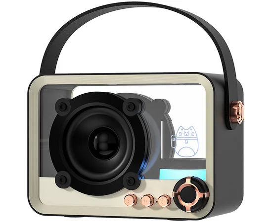 Bluetooth колонка QD05 Retro Style Black
