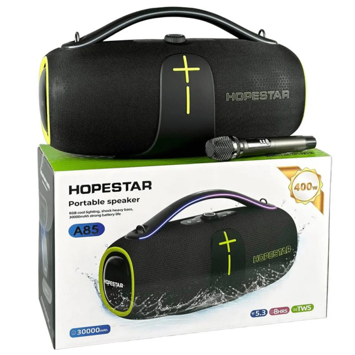 Bluetooth колонка Hopestar A85 400W Black