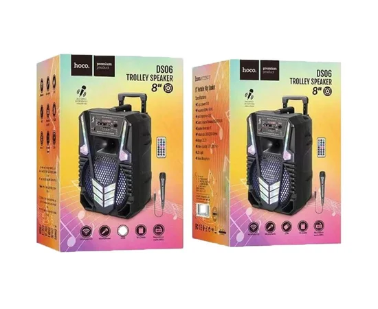 Bluetooth колонка Hoco DS06 с микрофоном Черный