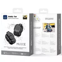 Bluetooth Колонка WiWU SPK-001 Buddy Fun with Magnetic Clip Black