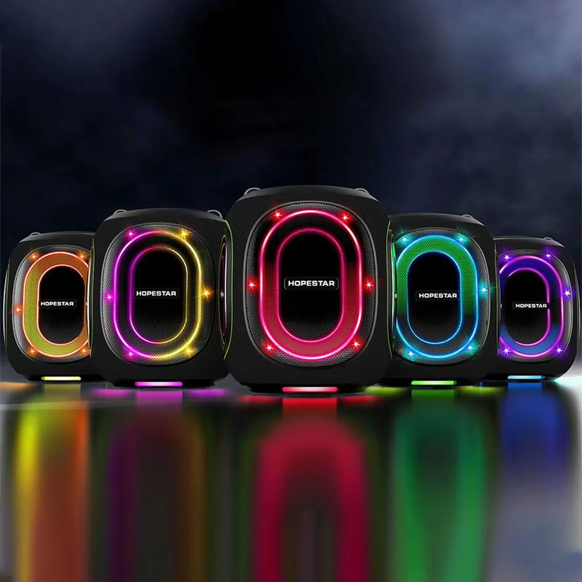 Bluetooth колонка Hopestar PartyBox 600 300W Black