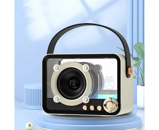 Bluetooth колонка QD05 Retro Style Biege