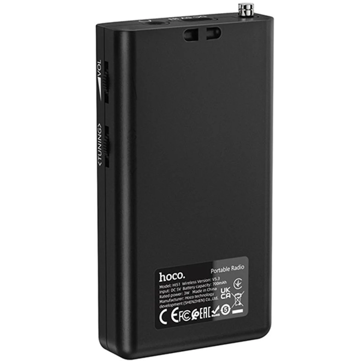 Портативне радіо Hoco HI51 Black