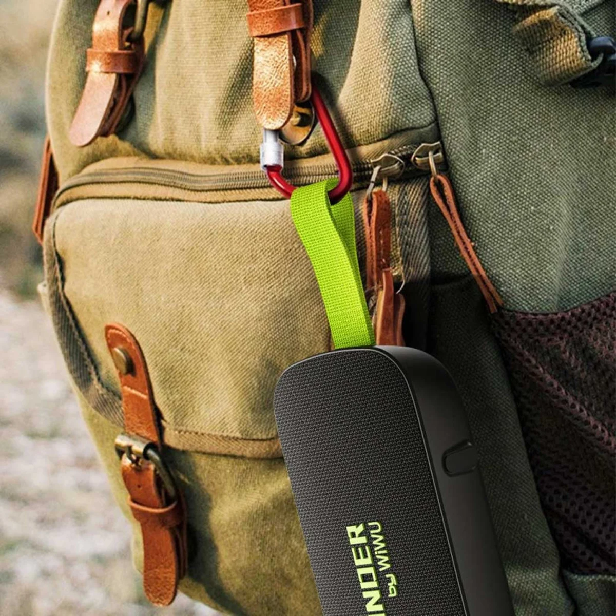 Bluetooth Колонка WIWU H2 Thunder Wireless Portable Speaker Black