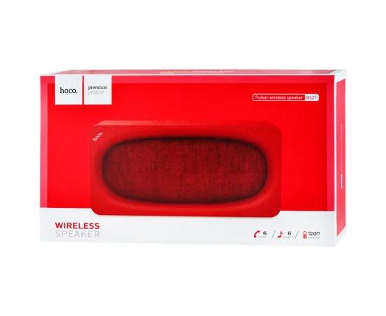 Bluetooth Колонка Hoco BS27 Pulsar Красный