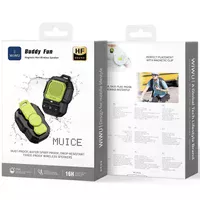 Bluetooth Колонка WiWU SPK-001 Buddy Fun with Magnetic Clip Green
