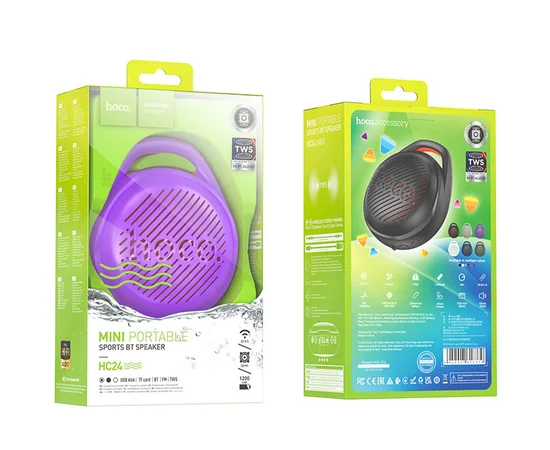 Bluetooth Колонка Hoco HC24 Hearty sports Purple