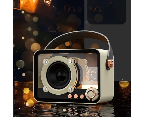 Bluetooth колонка QD05 Retro Style Biege