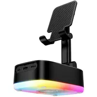 Bluetooth Колонка Borofone BR200 Marea + Power Bank 1500mAh + тримач Black