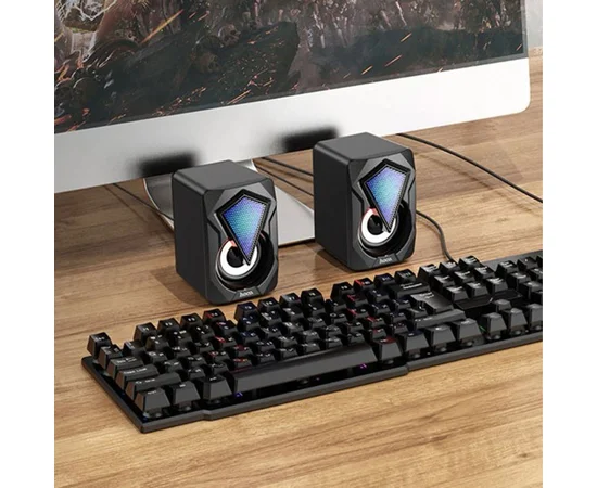 Настольные колонки Hoco DS30A (usb-a/3,5mm) Черный