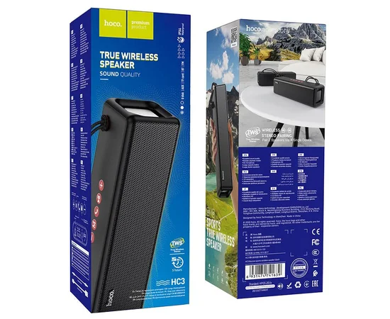 Bluetooth Колонка Hoco HC3 Bounce Черный