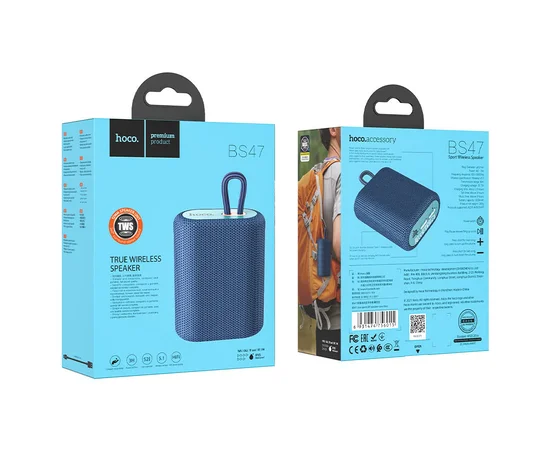 Bluetooth Колонка Hoco BS47 Синий