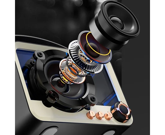 Bluetooth колонка QD05 Retro Style Black