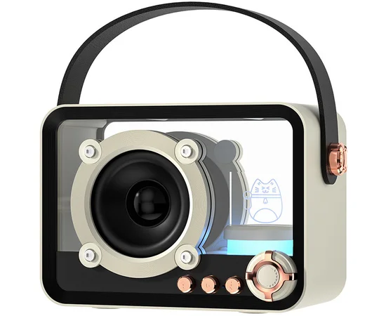 Bluetooth колонка QD05 Retro Style Biege