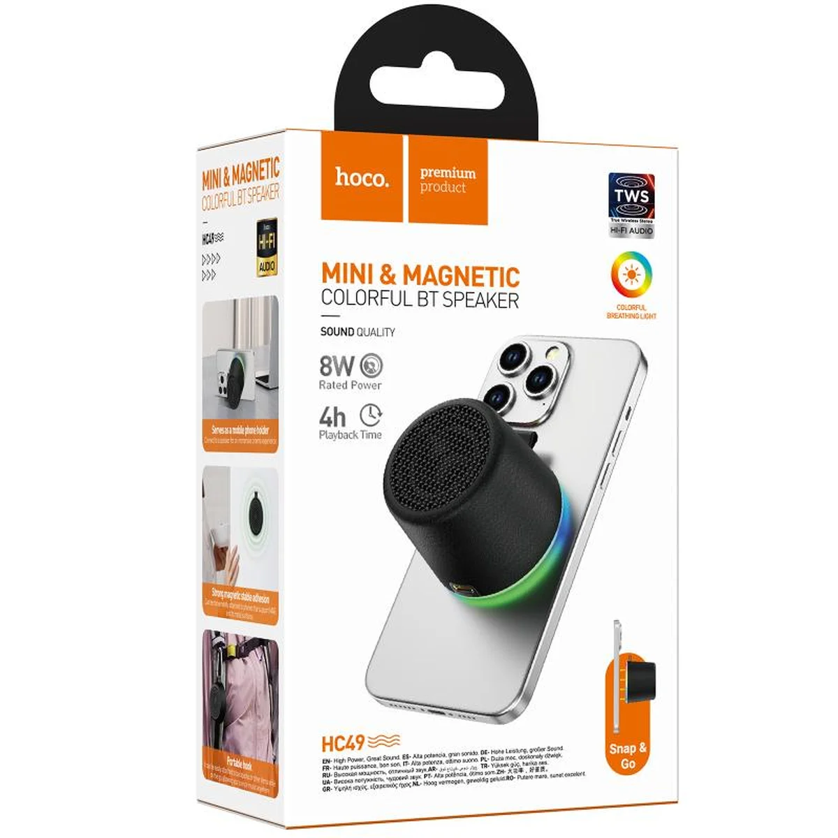 Bluetooth Колонка Hoco HC49 Shine Black