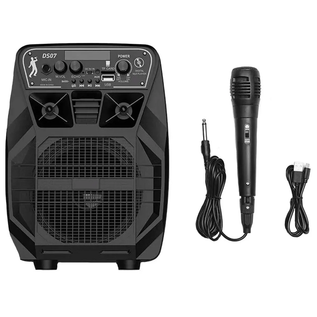 Bluetooth колонка Hoco DS07 с микрофоном Черный