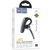 Bluetooth моно-гарнитура Hoco E90 Liya ENC Black