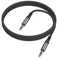 Аудио кабель Aux Borofone BL24 Graceful (1m) Metal grey