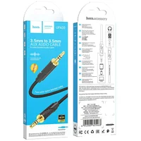 Аудио кабель Aux Hoco UPA30 Friend (1m) Black