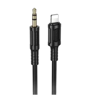 Аудио кабель Aux Borofone BL25A Nice (Lightning to AUX 3.5mm) (1m) Black