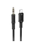 Аудио кабель Aux Borofone BL25A Nice (Lightning to AUX 3.5mm) (1m) Black