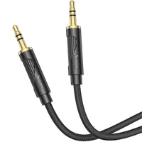 Аудио кабель Aux Hoco UPA30 Friend (1m) Black