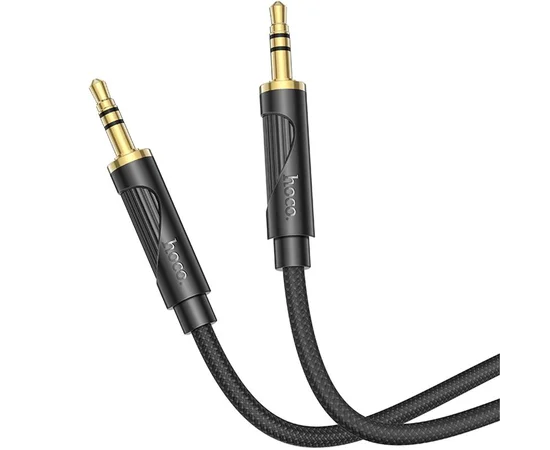 Аудио кабель Aux Hoco UPA30 Friend (1m) Black