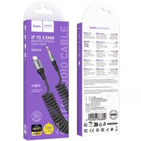 Аудио кабель Aux Hoco UPA33A Nuevo (Lightning to AUX 3.5mm) (1.5m) Black