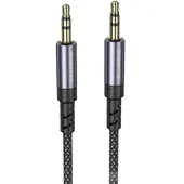 Аудио кабель Aux Borofone BL24 Graceful (1m) Metal grey
