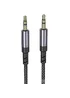 Аудио кабель Aux Borofone BL24 Graceful (1m) Metal grey