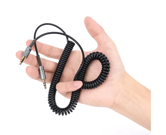 Аудио кабель Aux Hoco UPA31 Cindy spring (3m) Black