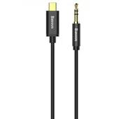 Аудио кабель Aux Baseus Yiven Type-C Male to 3.5mm Male M01 (1m) (CAM01-01) Black