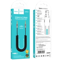 Аудио кабель Aux Hoco UPA31 Cindy spring (3m) Black