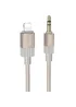 Аудио кабель Aux Hoco UPA32A Clever digital (Lightning to AUX 3.5mm) (1m) Gold