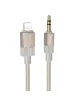 Аудио кабель Aux Hoco UPA32A Clever digital (Lightning to AUX 3.5mm) (1m) Gold